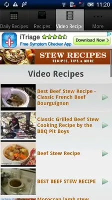 Stew Recipes android App screenshot 1